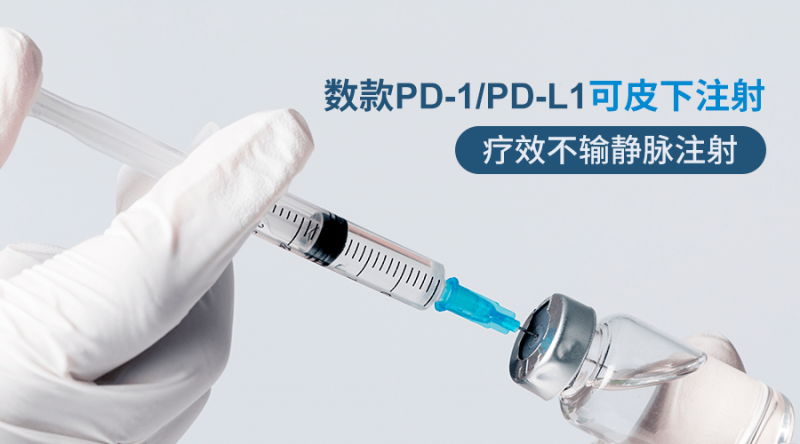 数款PD-1/PD-L1可皮下注射疗效不输静脉注射
